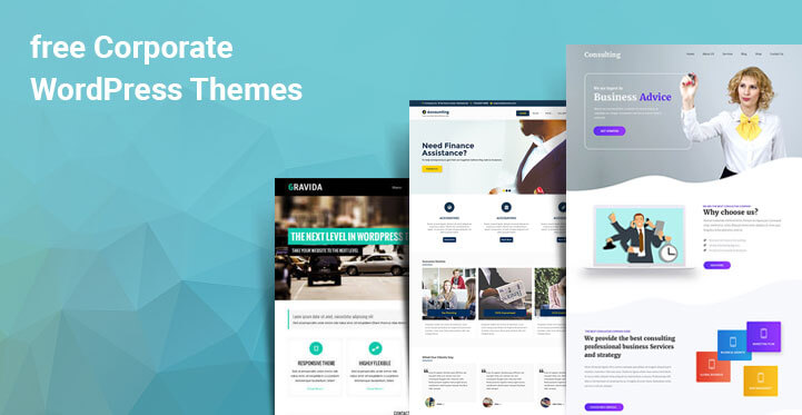 Top 20 Free Corporate WordPress Themes for Business Websites