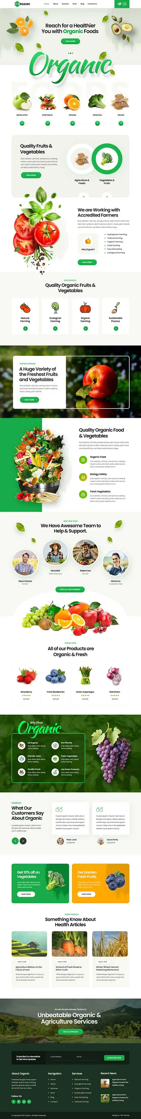 Organic - Organic WordPress theme